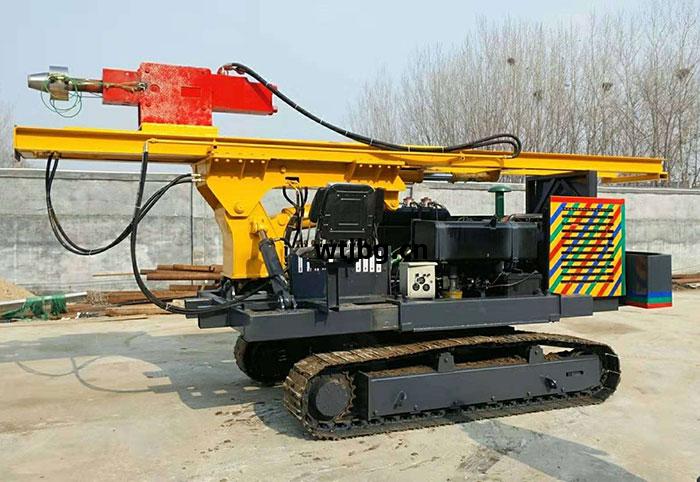 履帶(dai)光伏打(da)樁(zhuang)機施工(gong)時(shi)容(rong)易(yi)出現(xian)的問題(ti)